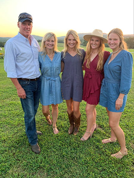 Troy, his wife & 3 daughters