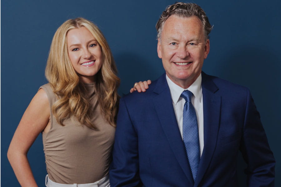 Julia Theis and Bill Theis