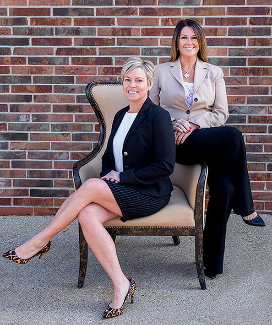 Angie and Michelle team photo