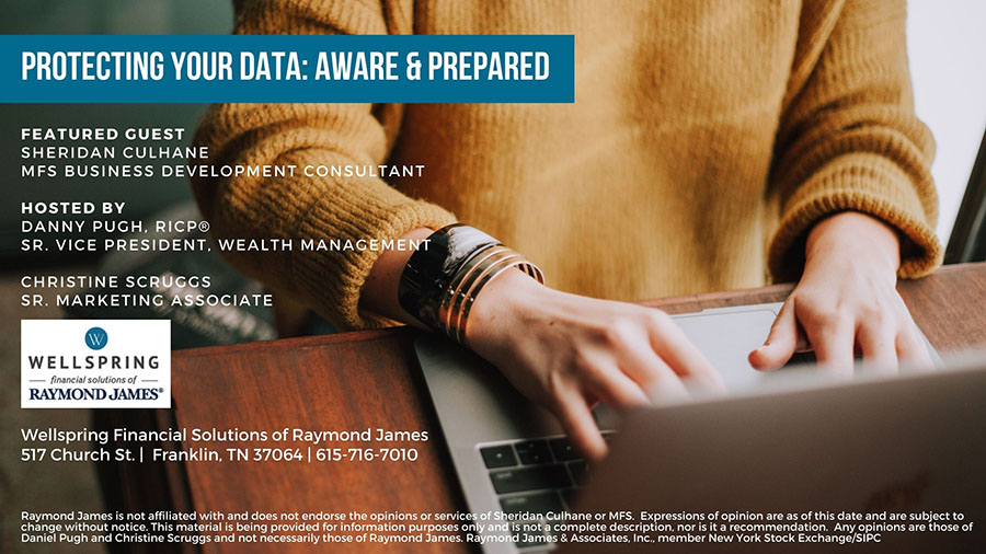 Protecting Your Data: Aware & Prepared webinar replay image