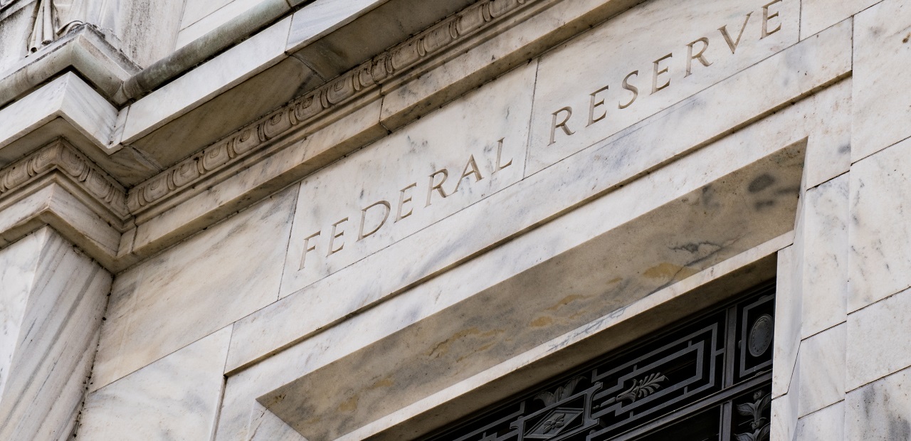 Angular image of the Federal Reserve building