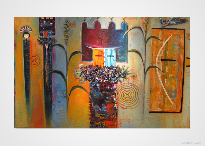 Namingha - Emerging Kachinas