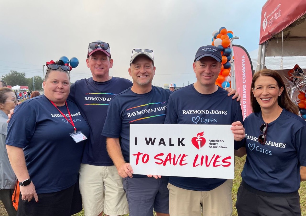 582 associates with heart Teaming up for the Tampa Bay Heart Walk