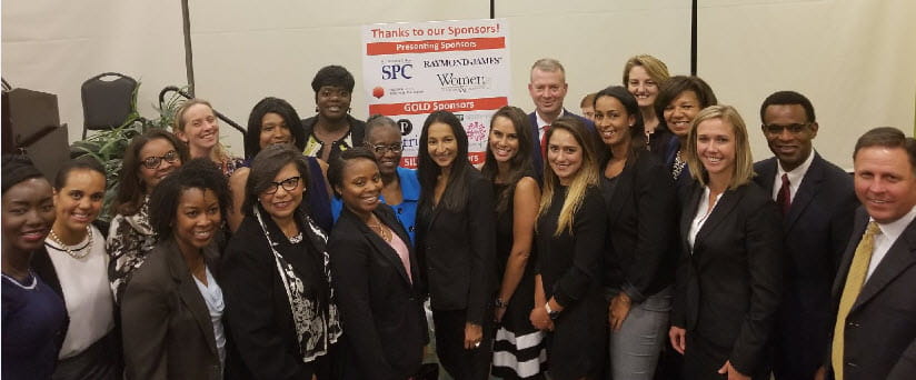 Associates attend the YWCA Women of Color Leading Change event.