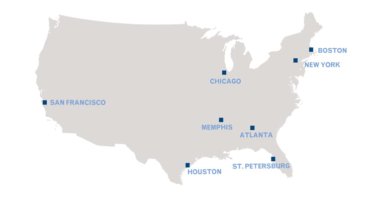 Equity research careers map location