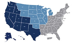 Financial Institutions Division Map