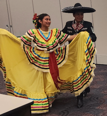 Professional dancers were invited to Raymond James to perform various styles according to their cultures. 