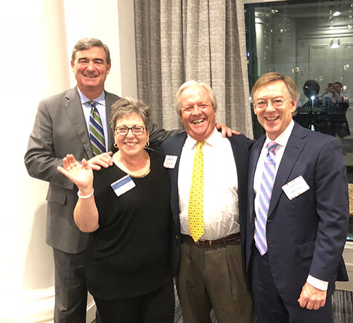 Dick Ferguson (Division Director), Freda Evans, Van Thompson (Regional Director) and Mike Gibbs (Chief Portfolio Strategist)