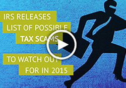 IRS Tax Scam List for 2015