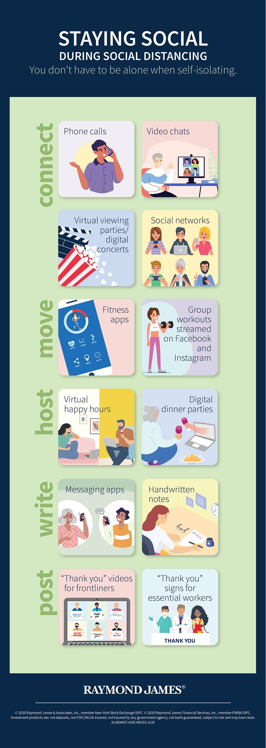 Staying Social While Social Distancing [INFOGRAPHIC]