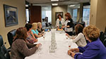 Flower arranging event for our women clients