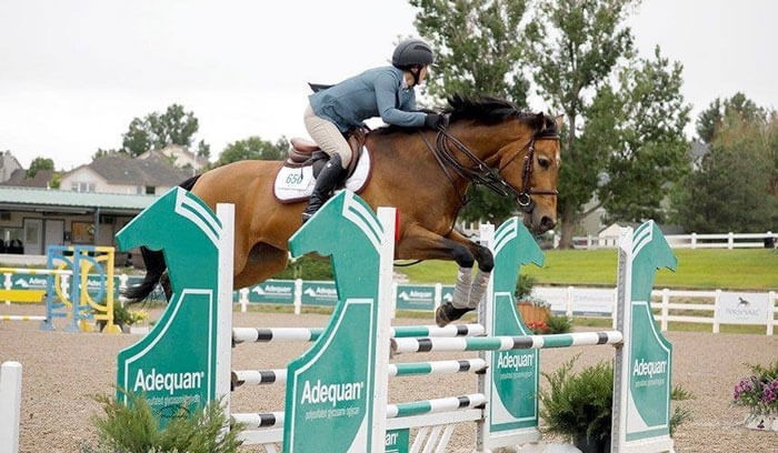 Lola is jumping