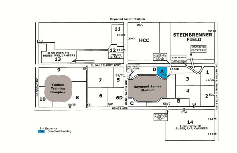 raymond james parking map Welcome To Raymond James Symphony raymond james parking map