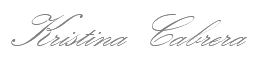 Kristina Cabrera signature